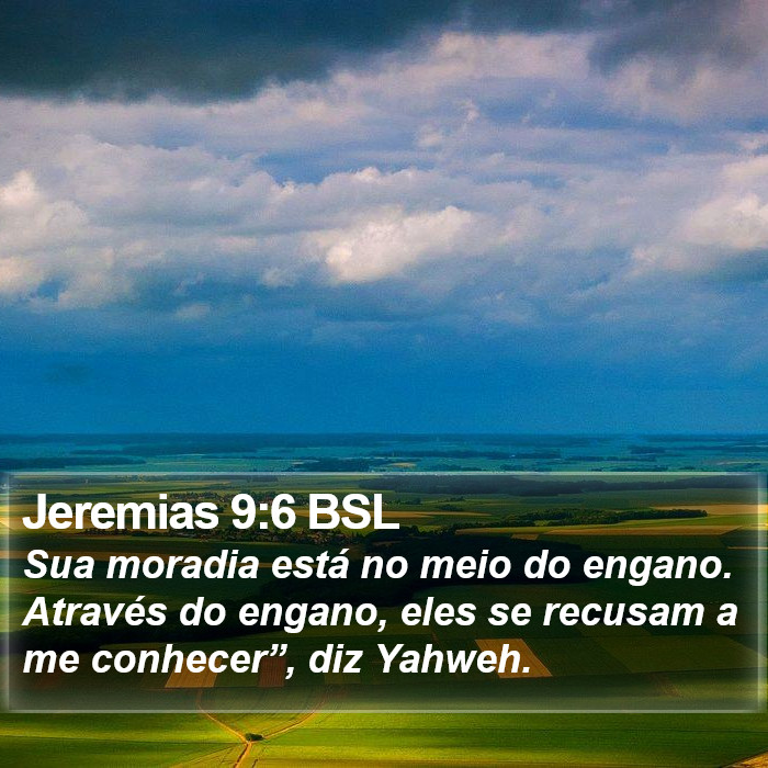 Jeremias 9:6 BSL Bible Study