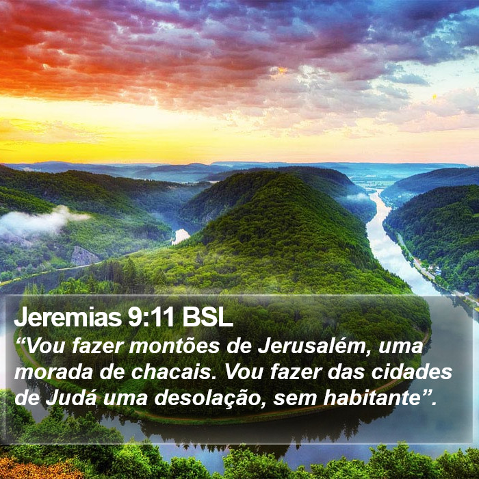 Jeremias 9:11 BSL Bible Study