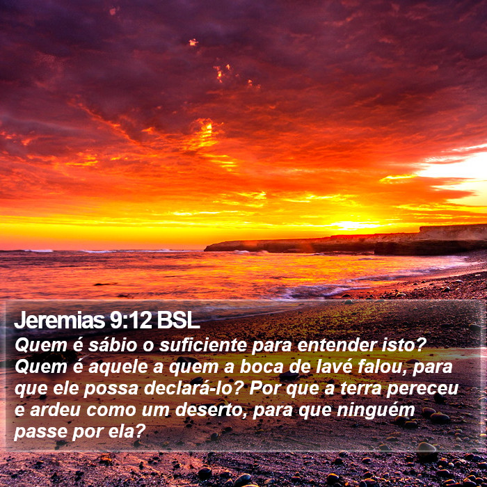 Jeremias 9:12 BSL Bible Study