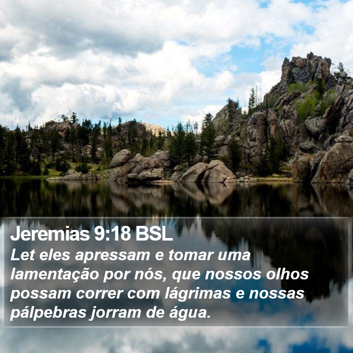 Jeremias 9:18 BSL Bible Study