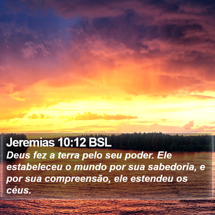 Jeremias 10:12 BSL Bible Study