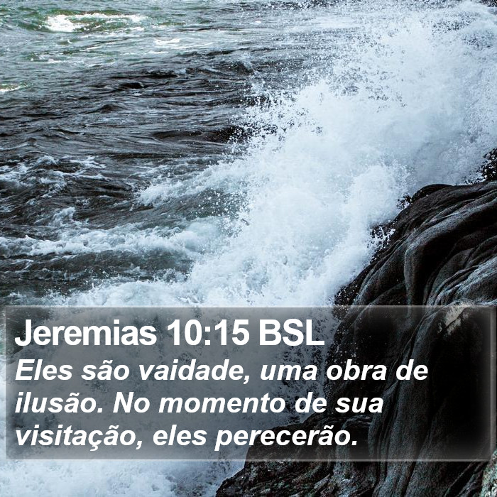 Jeremias 10:15 BSL Bible Study