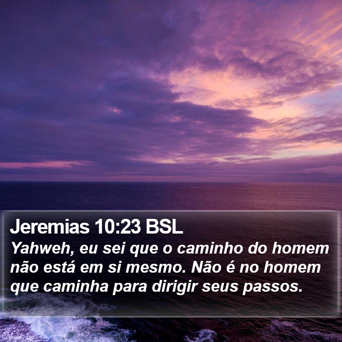 Jeremias 10:23 BSL Bible Study