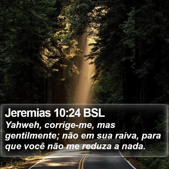 Jeremias 10:24 BSL Bible Study
