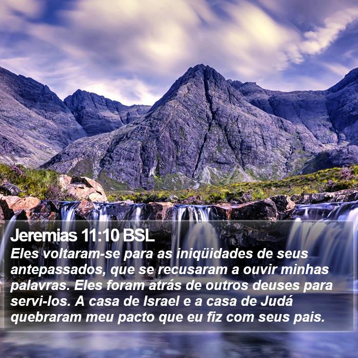 Jeremias 11:10 BSL Bible Study