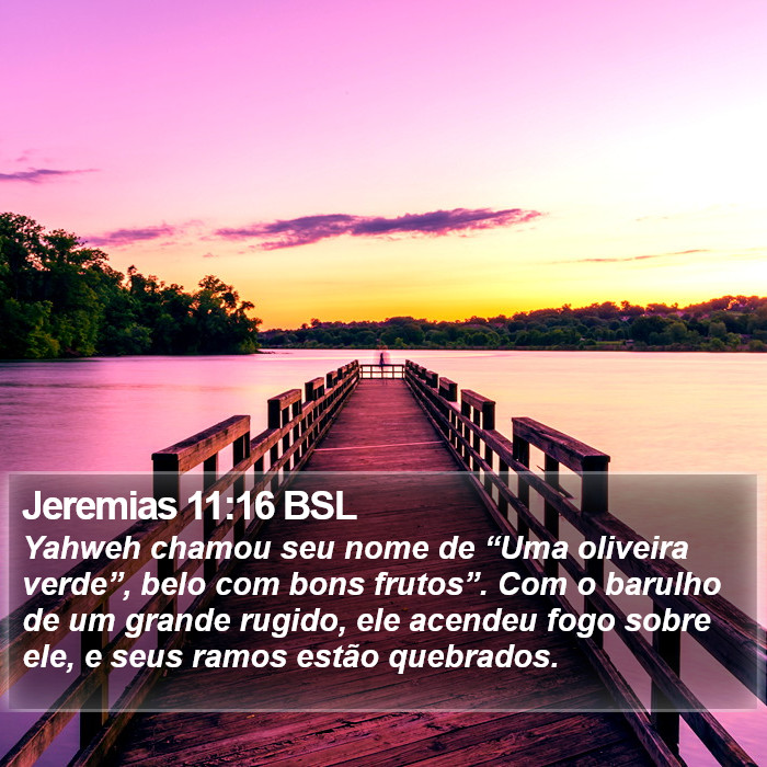Jeremias 11:16 BSL Bible Study