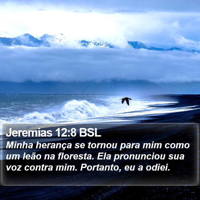 Jeremias 12:8 BSL Bible Study