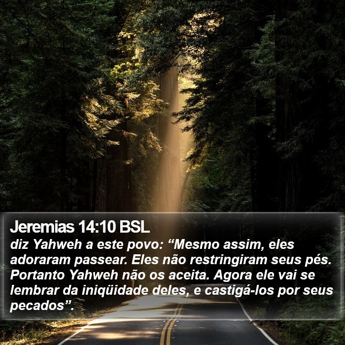 Jeremias 14:10 BSL Bible Study