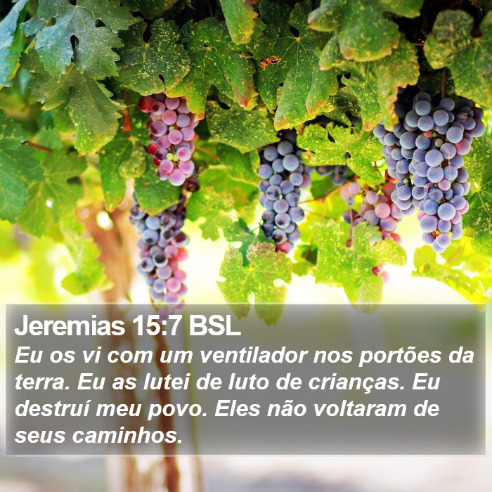 Jeremias 15:7 BSL Bible Study