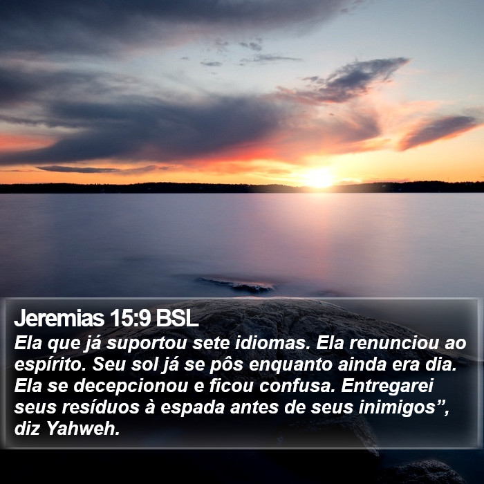 Jeremias 15:9 BSL Bible Study