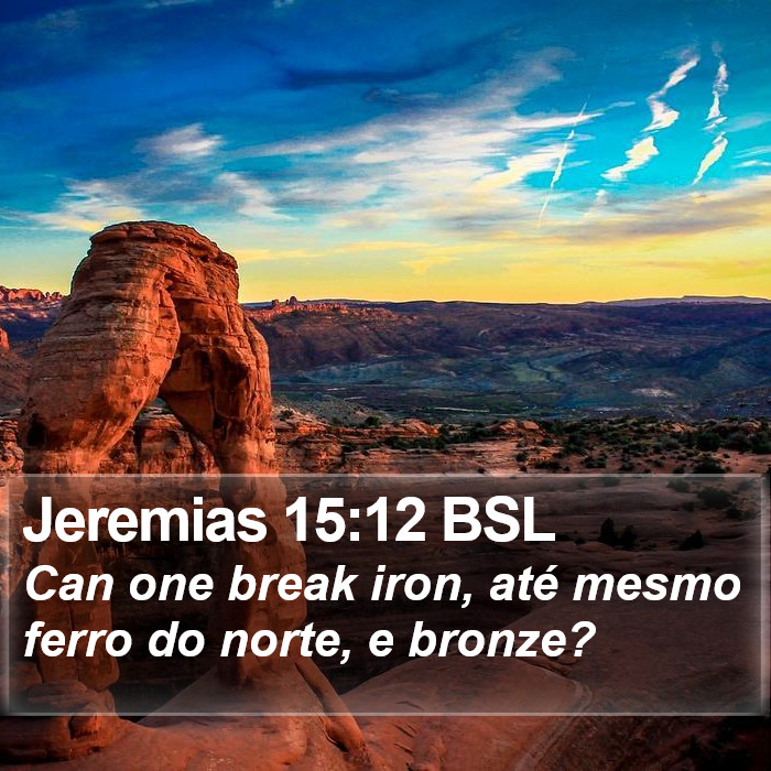 Jeremias 15:12 BSL Bible Study