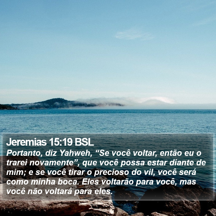 Jeremias 15:19 BSL Bible Study