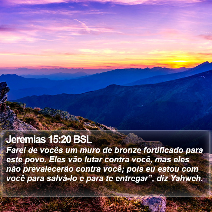 Jeremias 15:20 BSL Bible Study