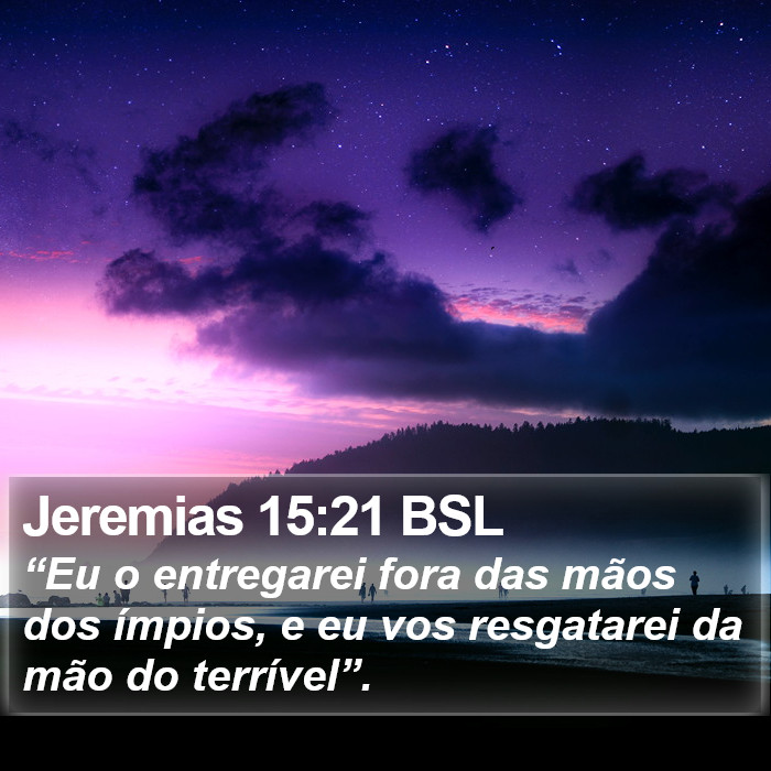 Jeremias 15:21 BSL Bible Study