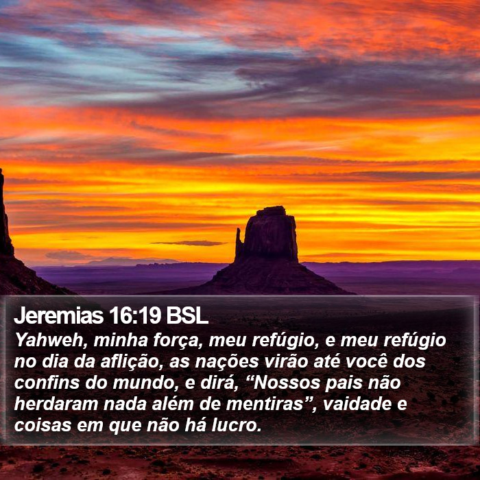 Jeremias 16:19 BSL Bible Study