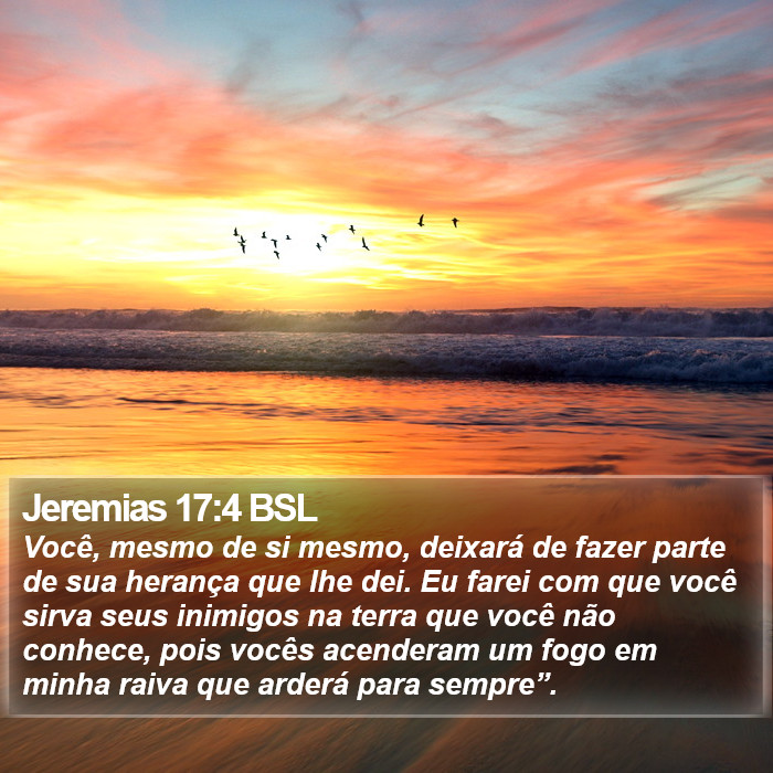 Jeremias 17:4 BSL Bible Study