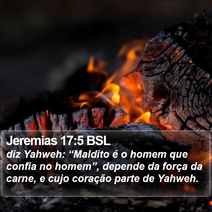 Jeremias 17:5 BSL Bible Study