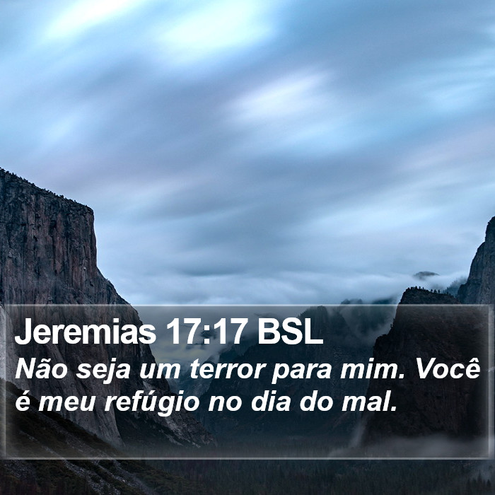 Jeremias 17:17 BSL Bible Study