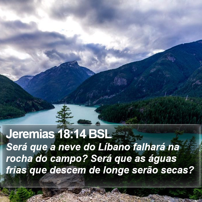 Jeremias 18:14 BSL Bible Study