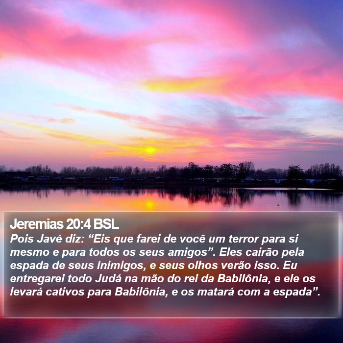Jeremias 20:4 BSL Bible Study