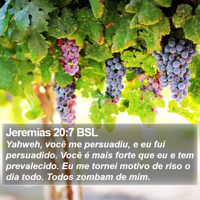 Jeremias 20:7 BSL Bible Study