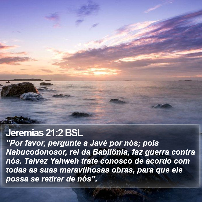 Jeremias 21:2 BSL Bible Study