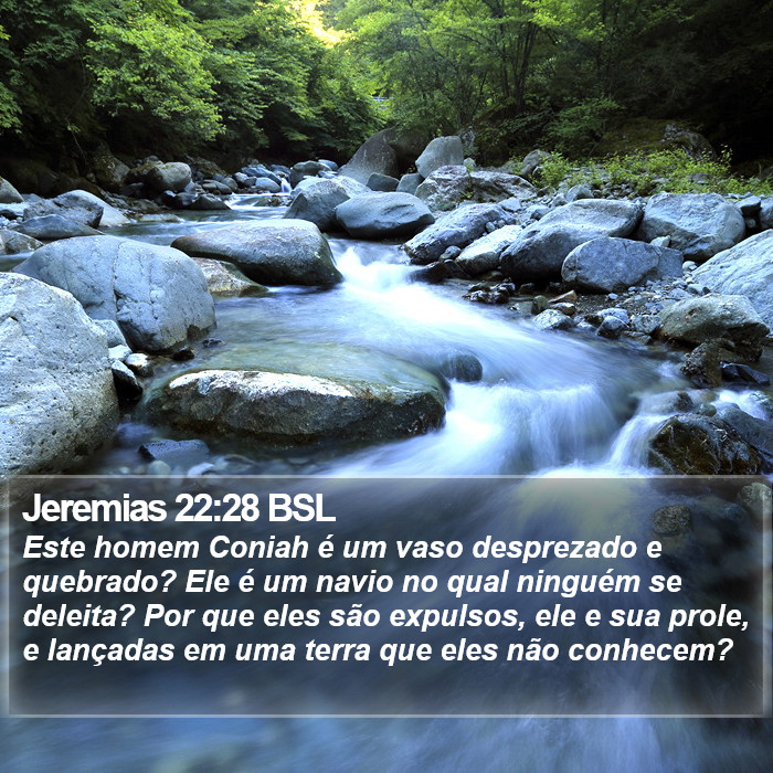 Jeremias 22:28 BSL Bible Study
