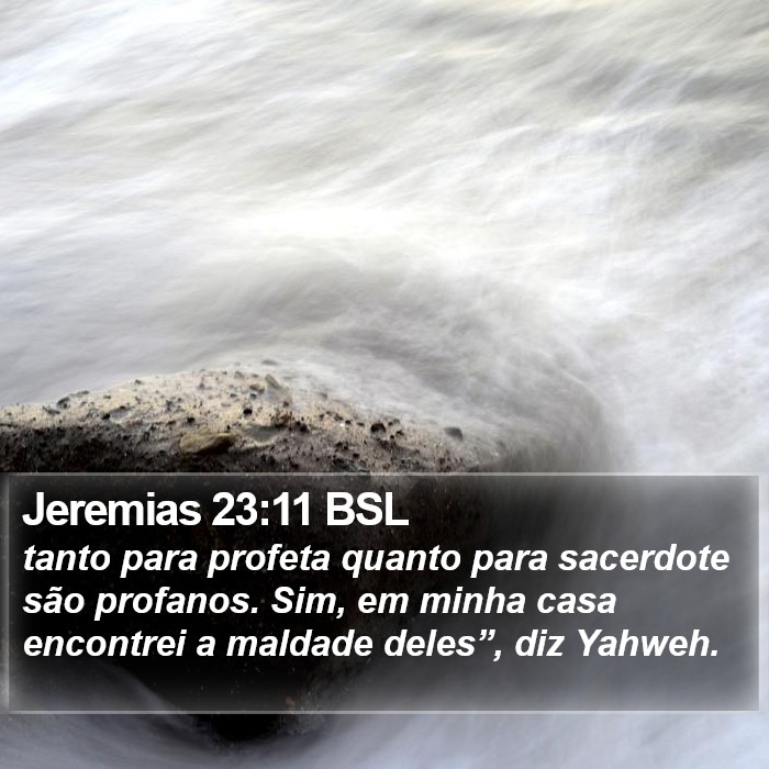 Jeremias 23:11 BSL Bible Study