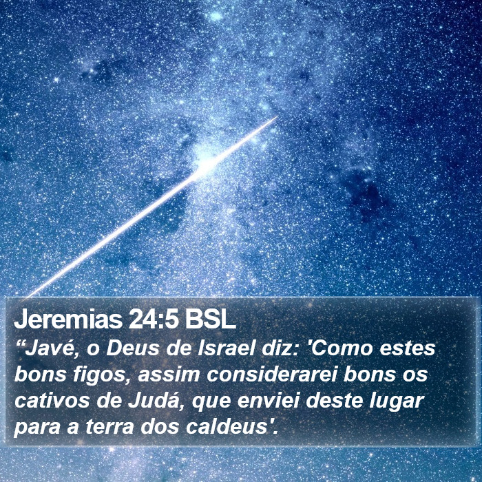 Jeremias 24:5 BSL Bible Study