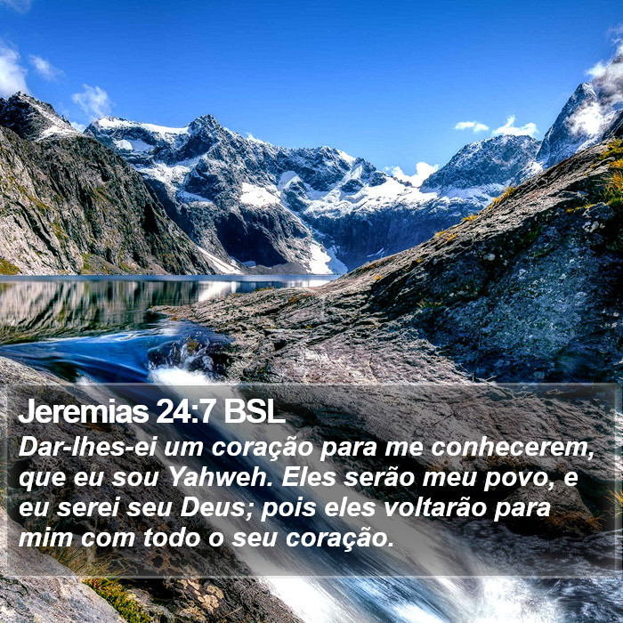 Jeremias 24:7 BSL Bible Study