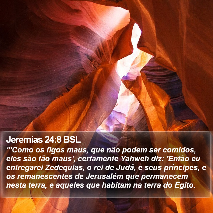 Jeremias 24:8 BSL Bible Study