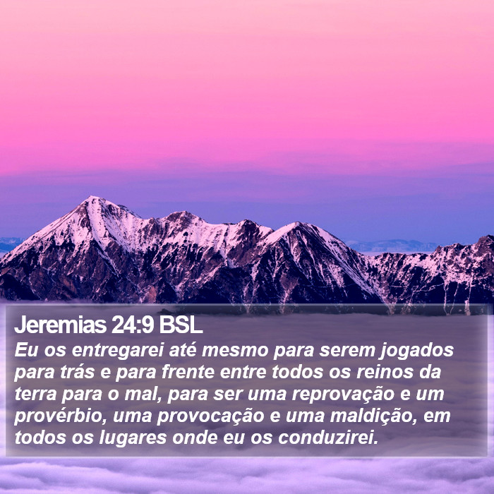 Jeremias 24:9 BSL Bible Study