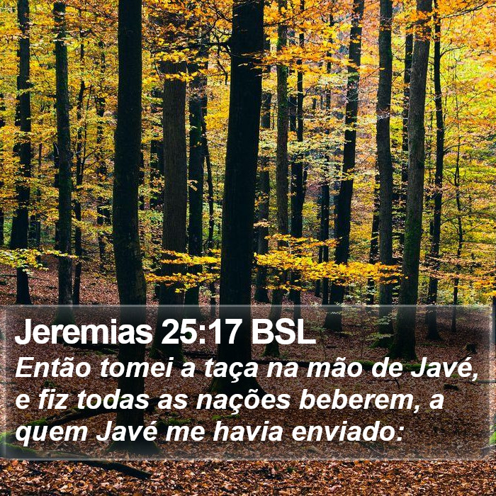 Jeremias 25:17 BSL Bible Study