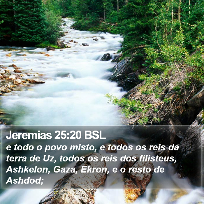 Jeremias 25:20 BSL Bible Study
