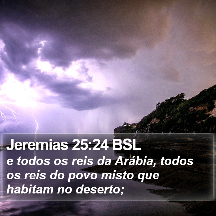 Jeremias 25:24 BSL Bible Study