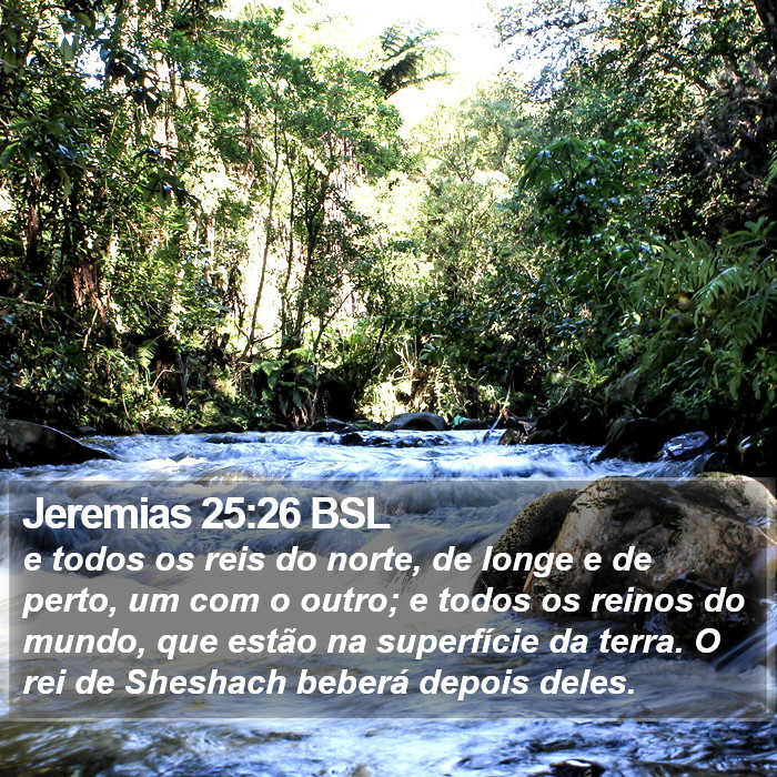 Jeremias 25:26 BSL Bible Study
