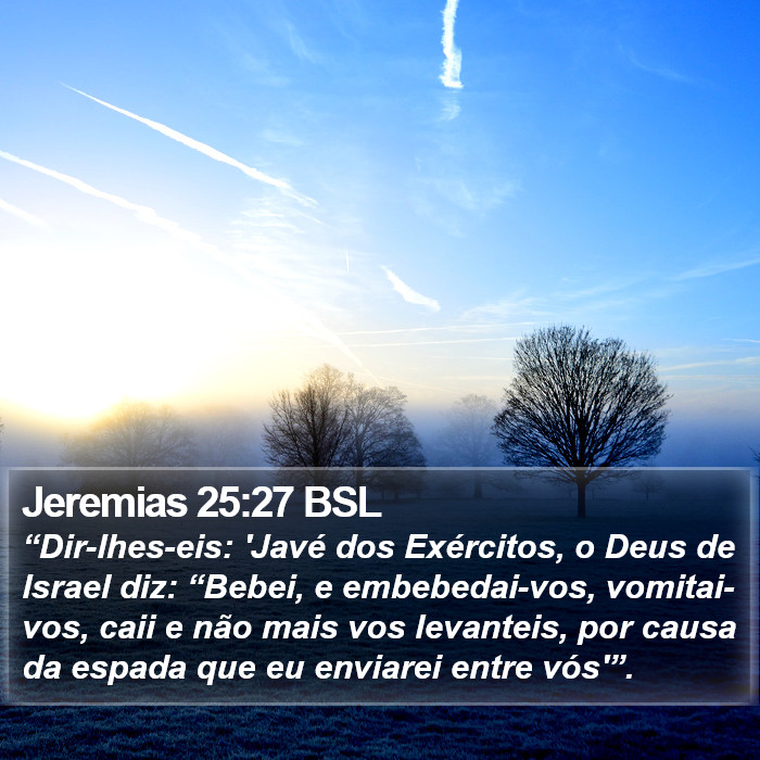 Jeremias 25:27 BSL Bible Study