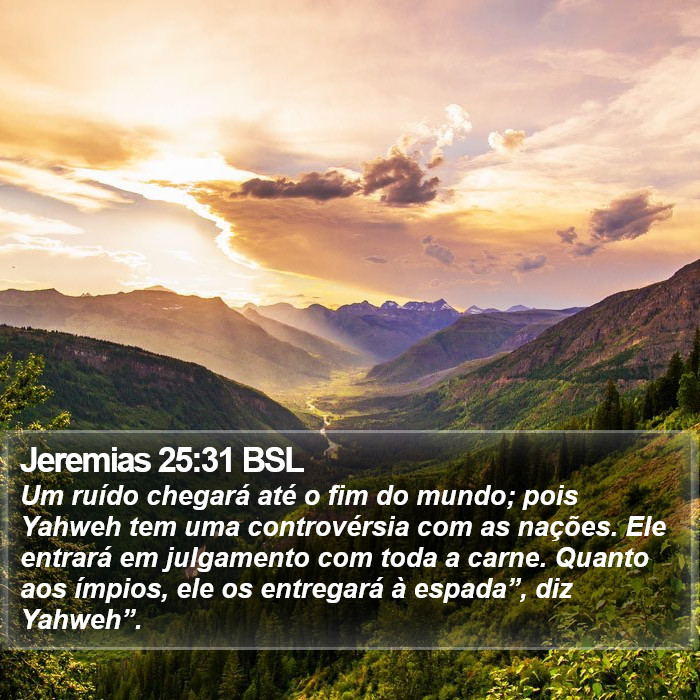 Jeremias 25:31 BSL Bible Study
