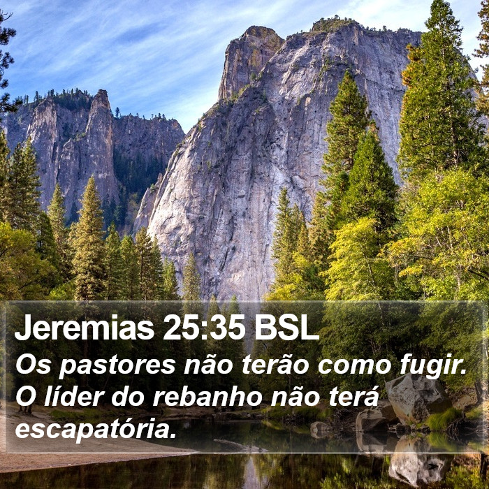 Jeremias 25:35 BSL Bible Study