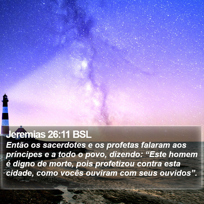 Jeremias 26:11 BSL Bible Study