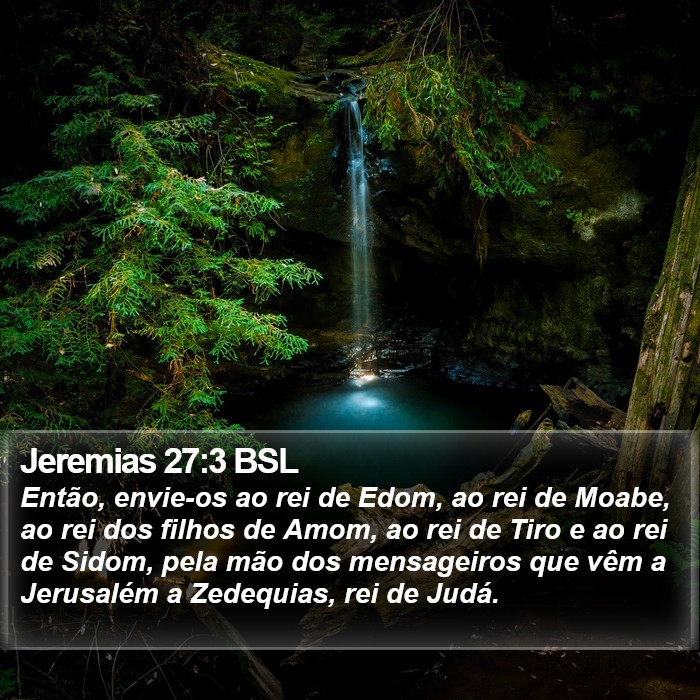 Jeremias 27:3 BSL Bible Study