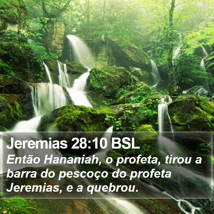 Jeremias 28:10 BSL Bible Study