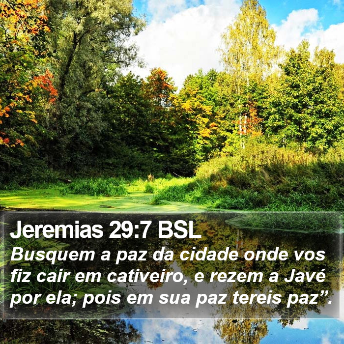 Jeremias 29:7 BSL Bible Study