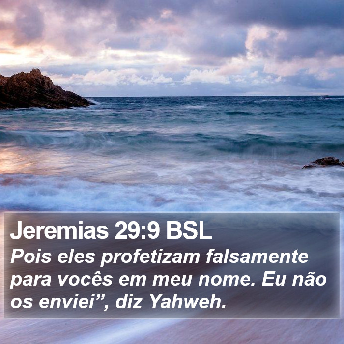 Jeremias 29:9 BSL Bible Study