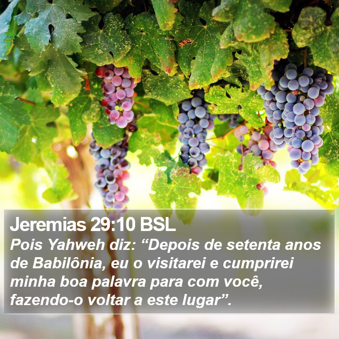 Jeremias 29:10 BSL Bible Study