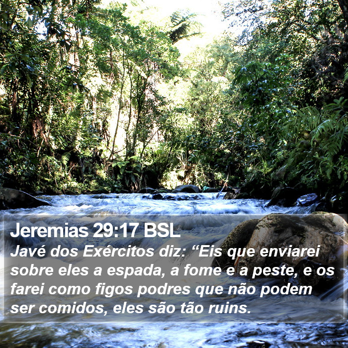 Jeremias 29:17 BSL Bible Study