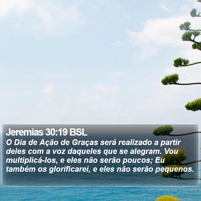 Jeremias 30:19 BSL Bible Study
