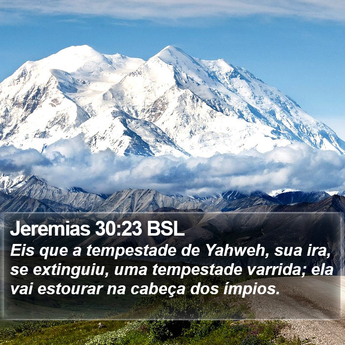 Jeremias 30:23 BSL Bible Study
