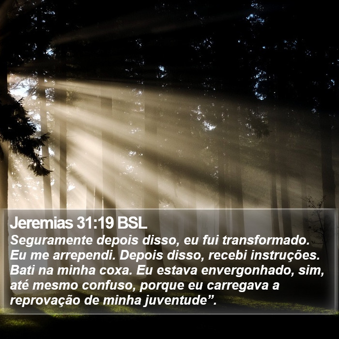 Jeremias 31:19 BSL Bible Study