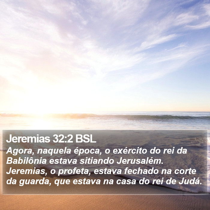 Jeremias 32:2 BSL Bible Study
